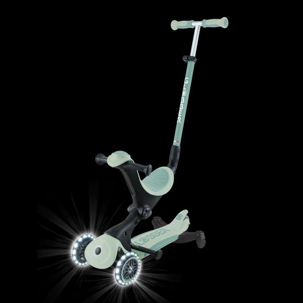 Globber koloběžka Go Up deluxe lights ecologic 360 ° pistachio (obrázek 8)
