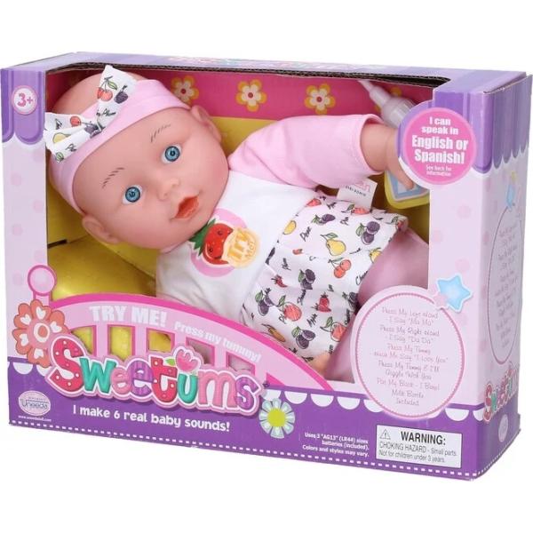 Bábätko mäkké hovoriace 28 cm