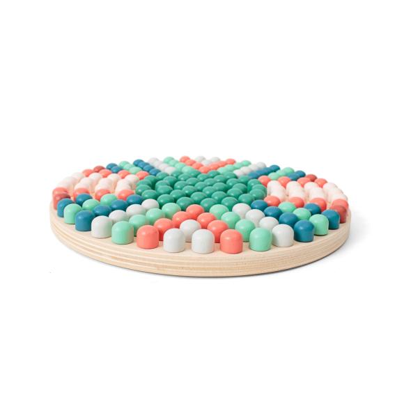 BS Toys Mozaika s dřevěnými kolíčky