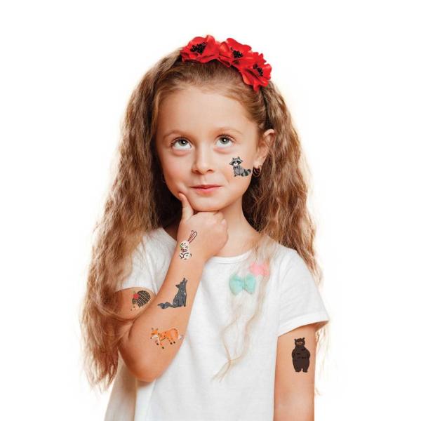 TATTonMe Živé tetovačky pro děti Lesní zvířata