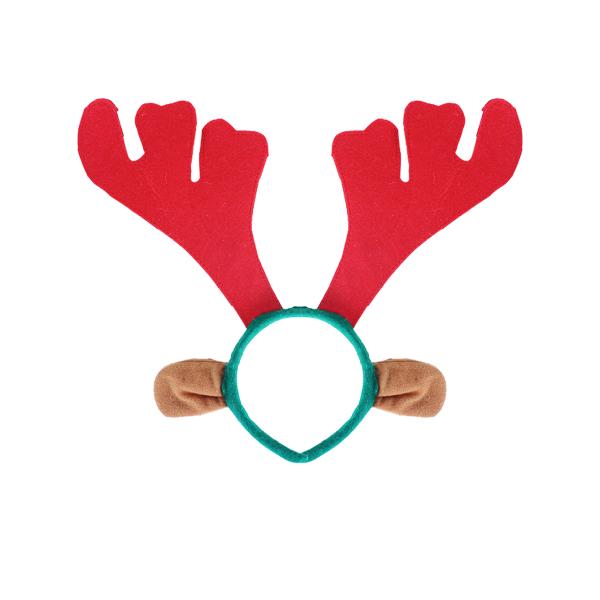 Vánoční čelenka sob s ušima