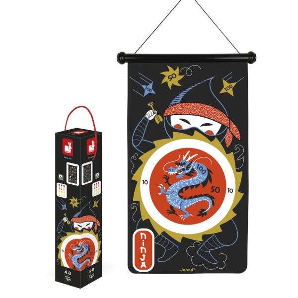 Janod Magnetický terč se šipkami bez hrotů Ninja (obrázek 4)