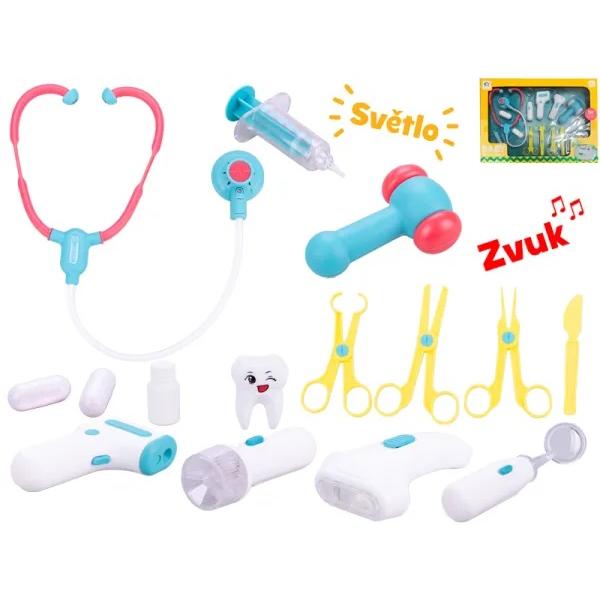 Doktorský set na baterie se světlem a zvukem