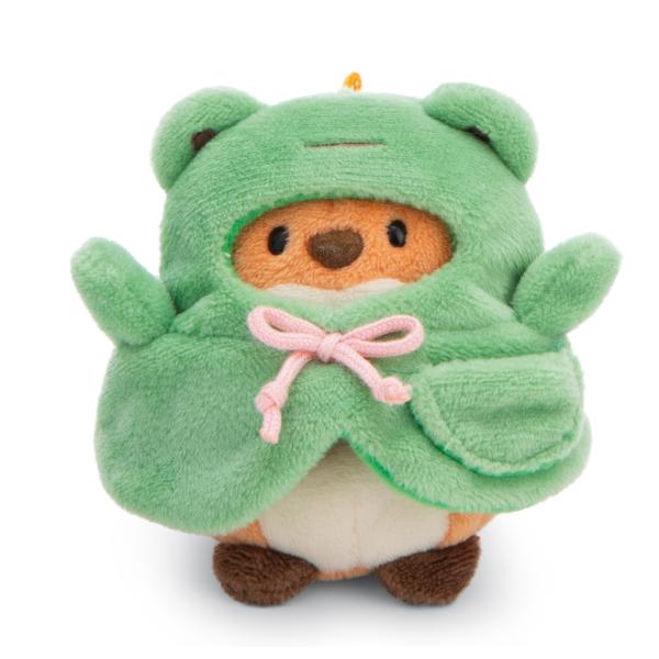 NICI plyš MyMochi Liška Geeks 8cm v kostýmu žabky a videohrou, set dárkové balení