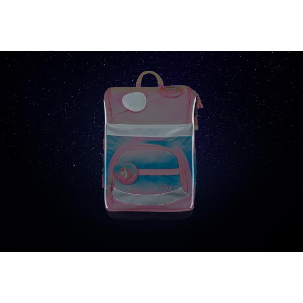 BAAGL Školní aktovka Zippy Plus Rainbow Unicorn