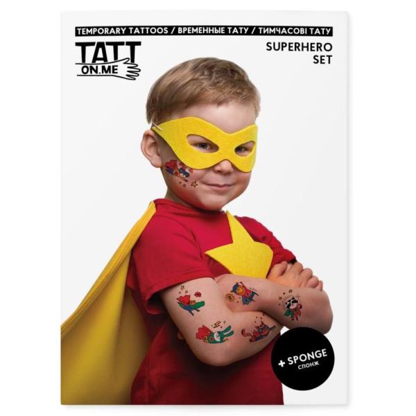 TATTonMe Tetovačky pro děti Super hrdinové sada