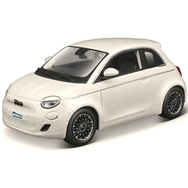 Bburago 1:24 Plus - Fiat 500e (2023) - bianco