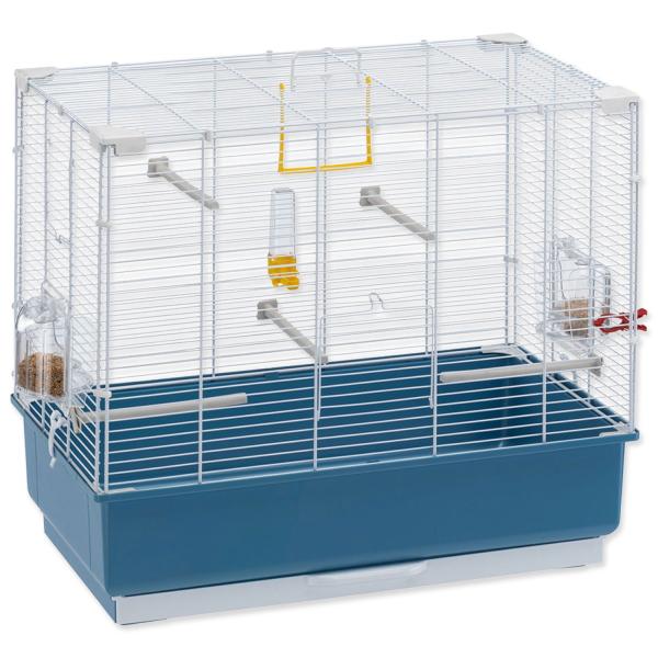 Gabbia Ferplast Rekord bianco-blu 60x32,5x57,5 cm