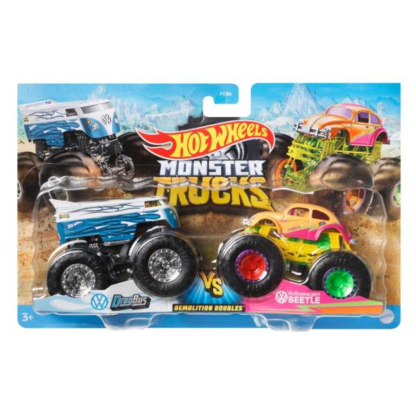 Mattel Hot Wheels Monster trucks demoliční duo asst (obrázek 3)