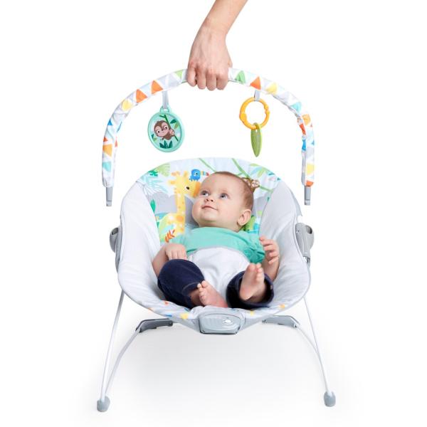 BRIGHT STARTS Lehátko vibrující Safari Fun™ 0m+ do 9 kg (obrázek 7)