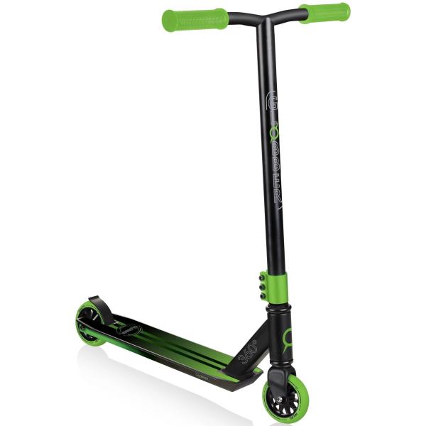 Globber Freestyle Kolobežka STUNT SCOOTER GS 360 Black - lime green
