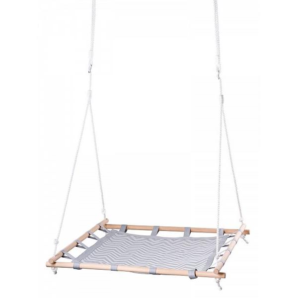 Woody Hojdací štvorec s textíliou, 100cm