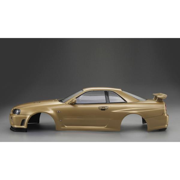 Killerbody karosérie 1:10 Nissan Skyline R34 zlatá (obrázek 3)