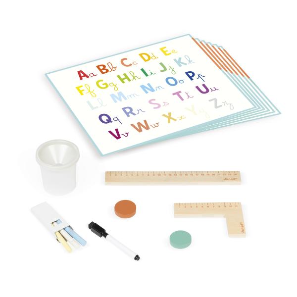 Janod Magnetická tabule oboustranná s předlohami a doplňky (obrázek 6)