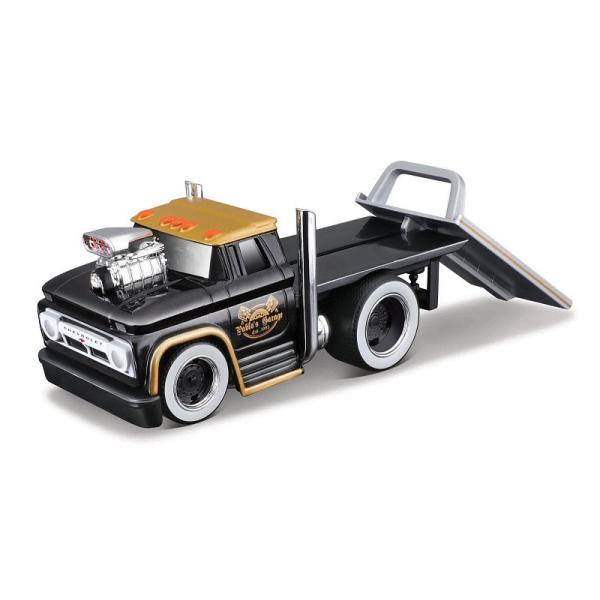 Maisto – Svalové prepravy – 1966 Chevrolet C60 Flatbed 1970 Oldsmobile Vista Cruiser, 1:6