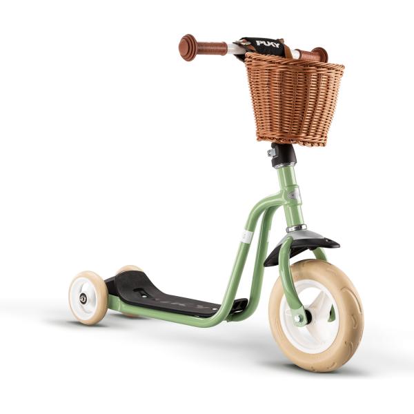 PUKY Detská trojkolesová kolobežka R1 CLASSIC, retro green