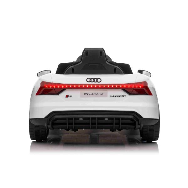 Elektrické autíčko Audi RS E-tron GT 12V, bílé, široké jednomístné sedadlo, 2,4 GHz dálk. (obrázek 8)