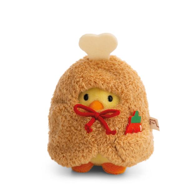 NICI plyš MyMochi Kuře Tschieps 8 cm v kostýmu kuřecí stehýnko a chilli om.