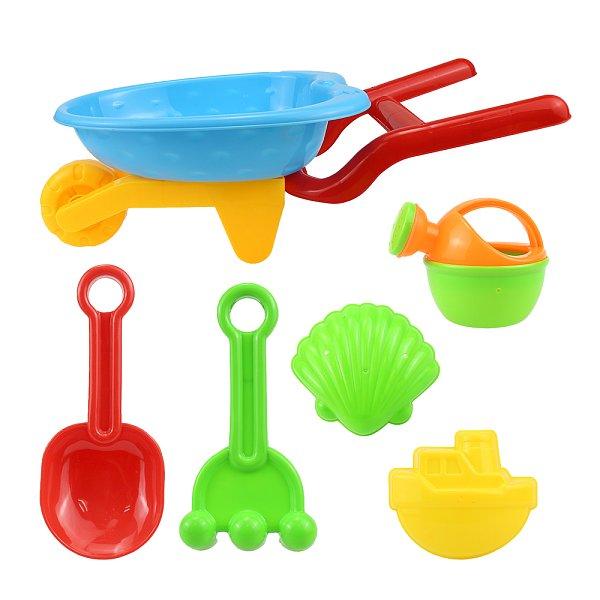 Hračky na písek – Sada formiček v mini kolečku, 5 ks