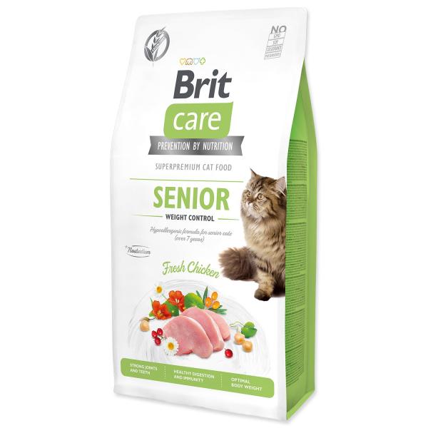 Krmivo Brit Care Cat Grain-Free senior Weight Control 7kg