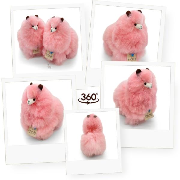 INKARI Plyšová hračka Alpaka Medium Cotton Candy 32cm (obrázek 5)