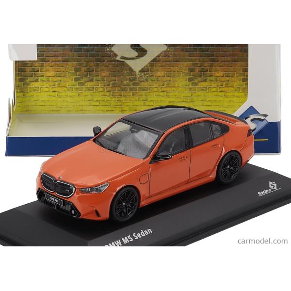 1:43 BMW G90 M5 SEDAN FIRE ORANGE III 2024 - SOLIDO