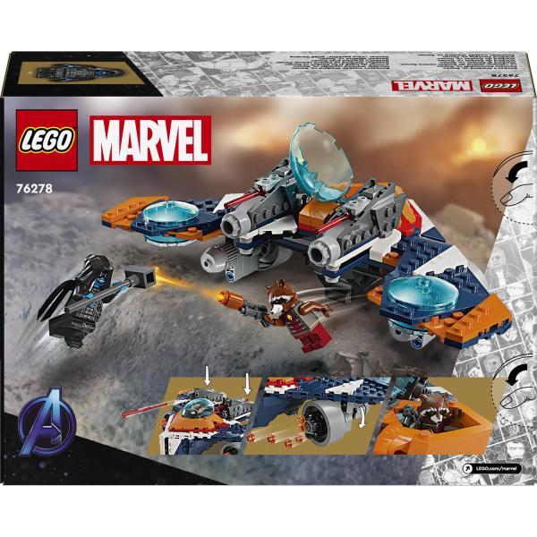 LEGO® Marvel 76278 Rocketův tryskáč Warbird vs. Ronan (obrázek 10)