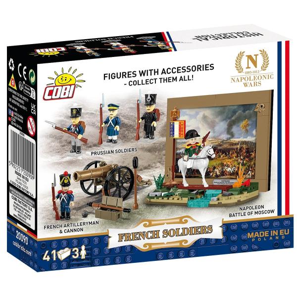 Cobi 20090 Napoleon - Francouzští vojáci, 3 figurky s doplňky, 41k (obrázek 6)