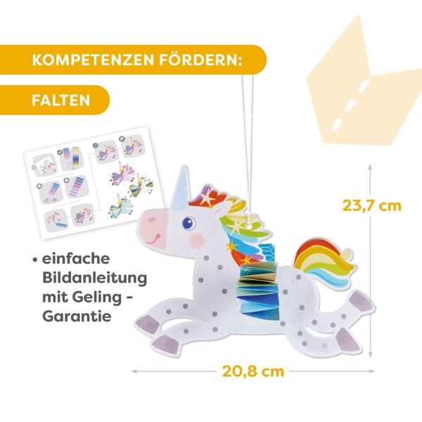 Haba Kreativní sada Skládání z papíru Jednorožci (obrázek 3)