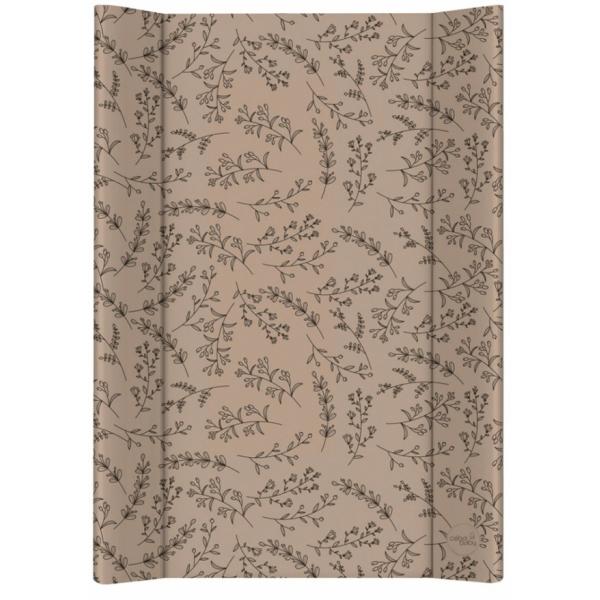 CEBA Podložka přebalovací 2-hranná s pevnou deskou (50x70) Basic Flowers