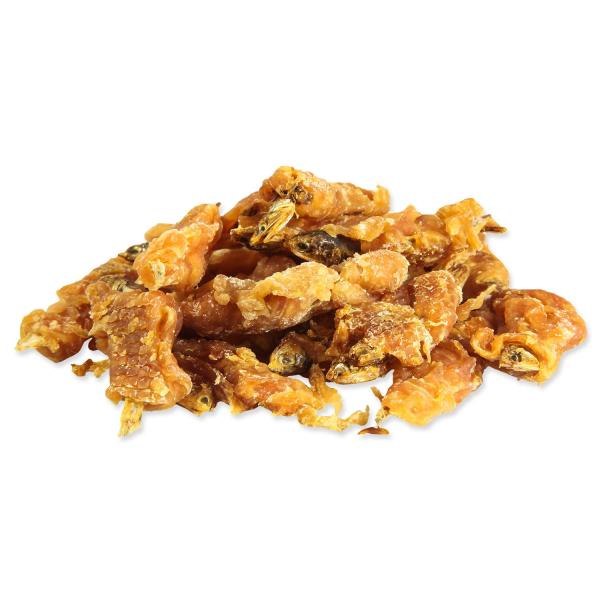 Pochoutka prospera Plus kuřetem obalené rybičky 230g