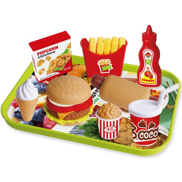 Snack fast food con vassoio - confezione ceca