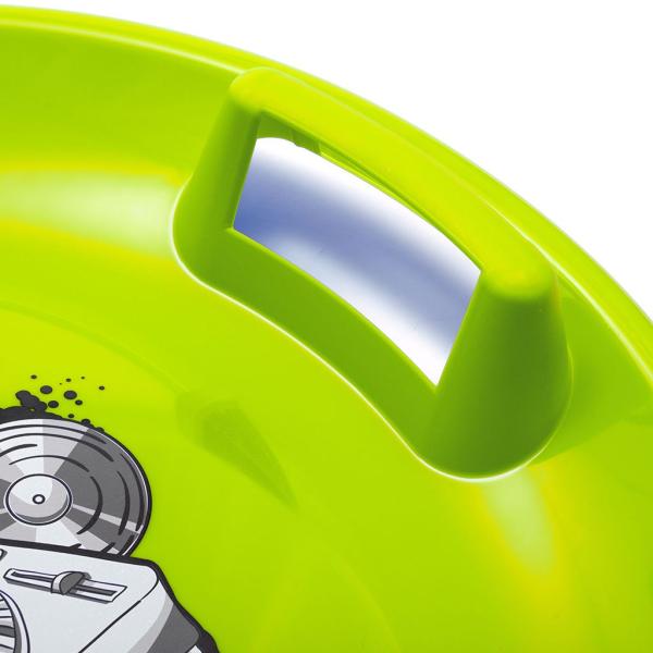 Sáňkovací talíř Baby Mix 60 cm MUSIC zelený