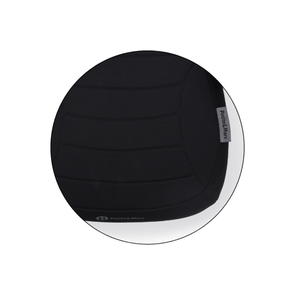 PETITE&MARS Podsedák Zuno Coal Black 125 - 150 cm (22-36 kg) (obrázek 8)