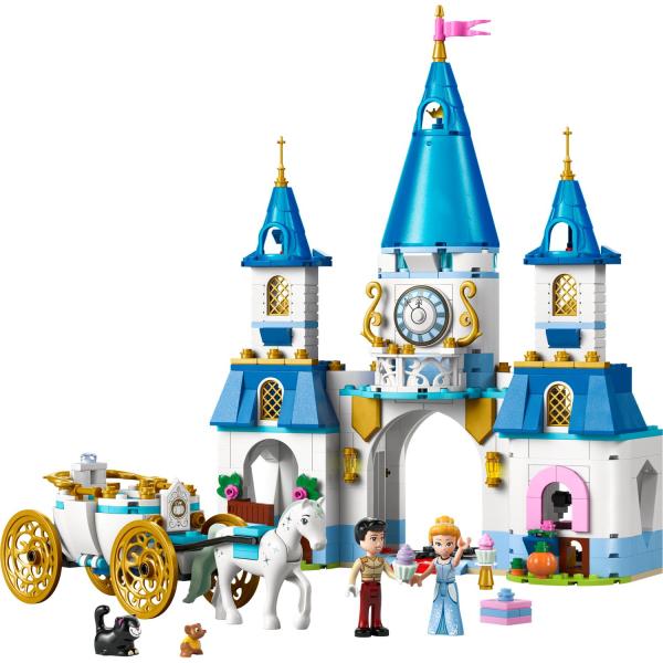LEGO® Disney 43275 Popelčin zámek a kočár s koňmi
