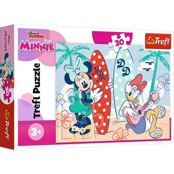 Trefl Puzzle 30 - Barevná Minnie / Disney Minnie