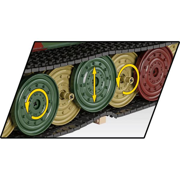 Cobi Panzerkampfwagen VI TIGER pozdní verze 2v1, 1:12, 8000 k, EXKLUZIVNÍ EDICE (obrázek 5)