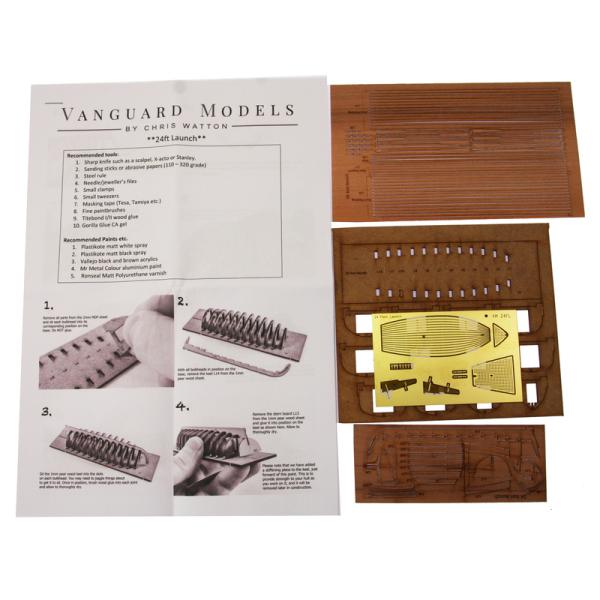 Vanguard Models Launch člun 24" 1:64 kit (obrázek 6)