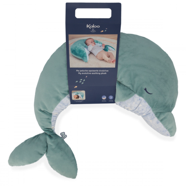 Kaloo Petit Calme Podpůrný polštář s levandulí pro maminku a miminko Delfín 60 cm