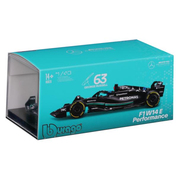 Bburago 1:43 RACE Formula F1 - Mercedes-AMG F1 W15 Performance (2024) #63 (George Russell) (obrázek 4)