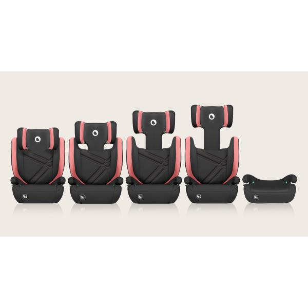 Lionelo Autosedačka Hugo i-Size (100-150 cm) Pink Baby (obrázek 4)