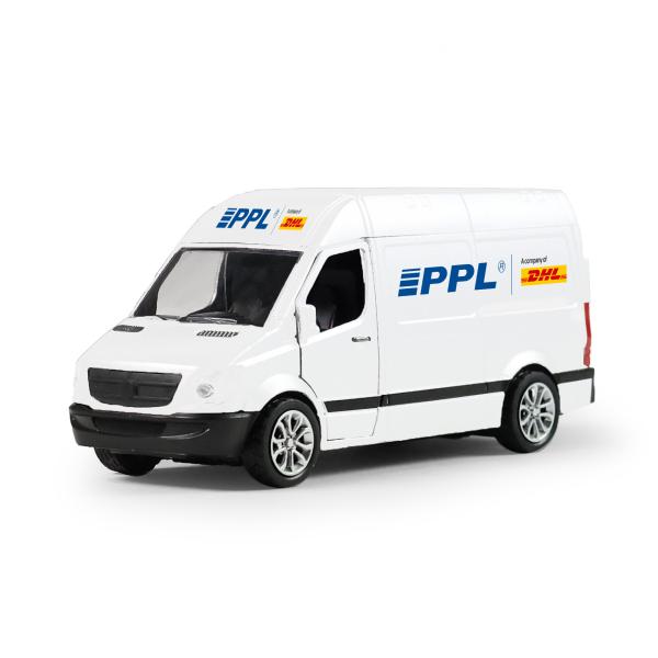 Kovové auto PPL s otváracími dverami 12 cm