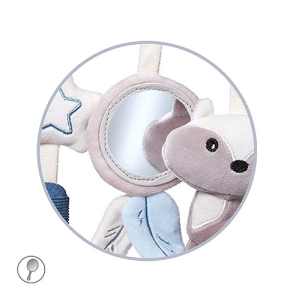 Babyono Hrazdička závěsná Raccoon 0m+ (obrázek 6)