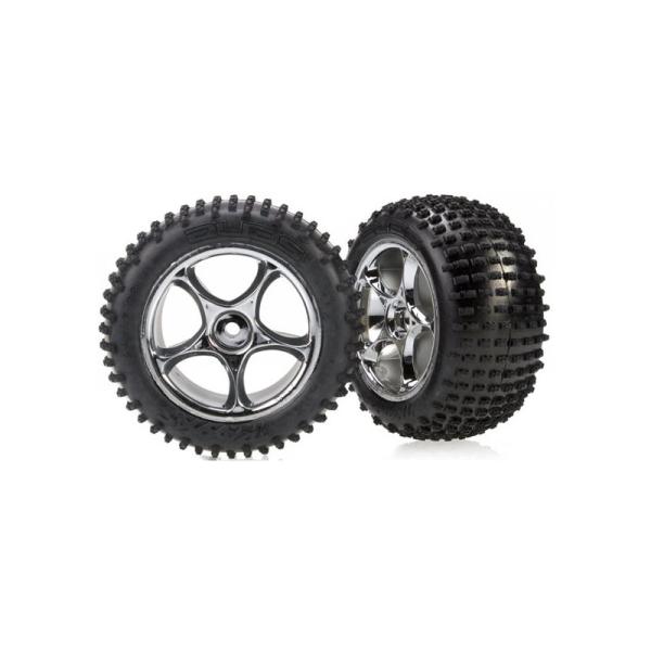 Traxxas kolo 2.2", disk Tracer stříbrný, pneu Alias (2)