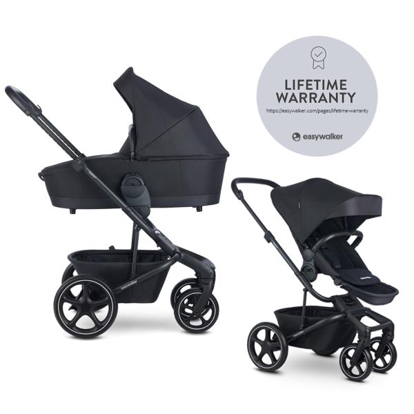 EASYWALKER Kočík kombinovaný Harvey5 2v1 Midnight Black LITE RWS
