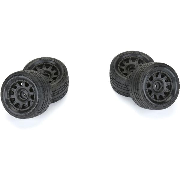 Pro-Line kolo s pneu 1:18 Menace Street H12mm, disk černý (4): Granite GROM (obrázek 4)