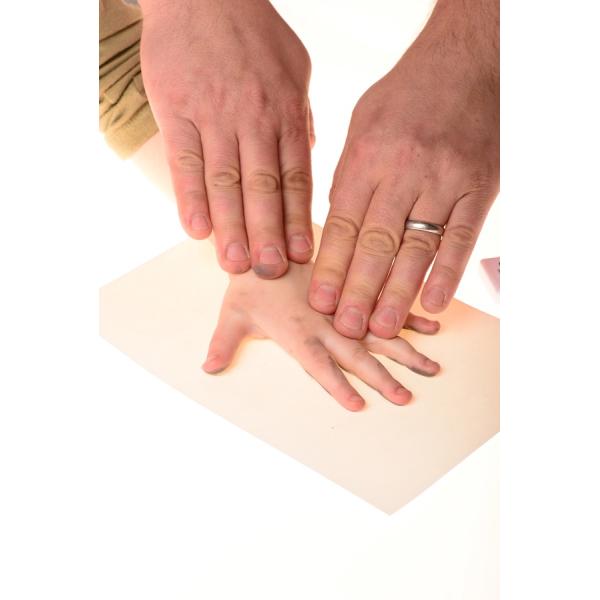 Barva na dětské otisky 2ks modrá, šedá (obrázek 4)