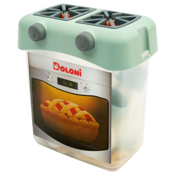 DOLONI dětská kuchyňka set tyrkysová - 34ks příslušenství 28cm x 19,5cm x 31,5cm (obrázek 4)