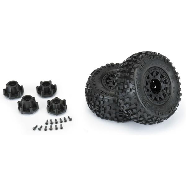 Pro-Line kolo 2.2/3.0", pneu Badlands, disk Raid H12 černý (2) (obrázek 4)