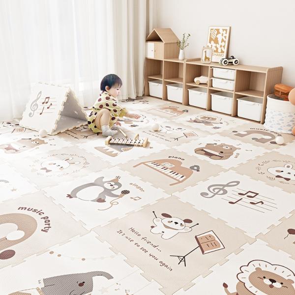 2Kids Toys Podložka na hraní Zvířecí párty 9 dílů